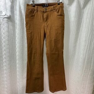 BLOOMCHIC DENIM Women's Brown Flare Jeans US‎ 10 UK 14 EU 40